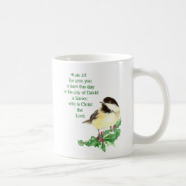 クリスチャンクリスマス聖なる書物、 経典《鳥》アメリカゴガラバードアート コーヒーマグカップ