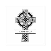 クリスチャンクロスイエスキリストケルト宗教上のルブ ラバースタンプ (インプリント)