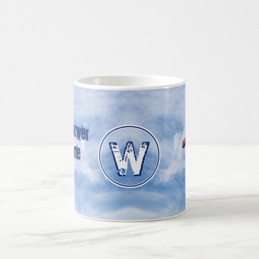 クリスチャンクロスイエズイースターモノグラム聖なる書物、 経典 コーヒーマグカップ (中央)