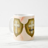 クリスチャンクロスシールドマグカップ コーヒーマグカップ (正面左)
