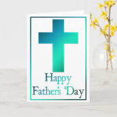 クリスチャンクロスデザイン8ハッピーファーザーズデイカード カード (黄色い花)