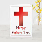 クリスチャンクロスデザイン9ハッピーファーザーズデイカード カード (黄色い花)