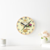 クリスチャンクロスバラカスタム ラウンド壁時計 (ホーム)