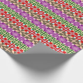 クリスチャンクロスパターン1ラッピング紙 ラッピングペーパー (角)