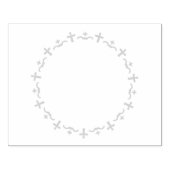 クリスチャンクロスメダリオンデザイン ラバースタンプ (インプリント)