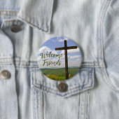 クリスチャンクロス教会のグリーターズピン 缶バッジ (インサイチュ)