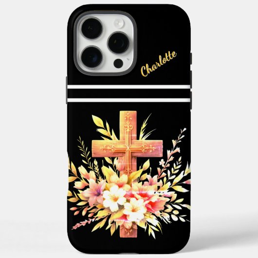 クリスチャンクロス鮮やか春開花 Case-Mate iPhoneケース (裏面)