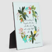 クリスチャンクールアート – ヘブライ語13:16 フォトプラーク (側面)