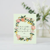 クリスチャンクールアート – 2テサロニケ3:3 ポストカード (スタンド正面)