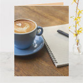 クリスチャンコーヒー誕生日フィリップ1:3 カード (黄色い花)