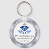 クリスチャンサファイア45周年記念パーティーアイディア キーホルダー (正面)