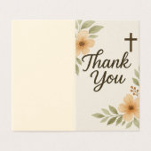 クリスチャンサンキューカード (外部フラット)