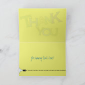 クリスチャンサンキューカード：ありがとう… サンキューカード (内部)