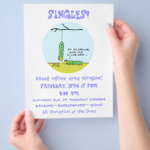 クリスチャンシングルスパーティーチラシ チラシ (手)