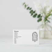 クリスチャンシンボルビジネスカード 名刺 (スタンド正面)