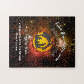 クリスチャンスタイリッシュ出生ユニバースクリスマス ジグソーパズル (横)