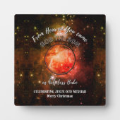 クリスチャンスタイリッシュ出生ユニバースクリスマス フォトプラーク (正面)