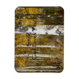 クリスチャンスマイル神はあなたを愛する マグネット