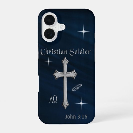 クリスチャンソルジャー iPhone 16ケース (裏面)