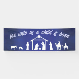 クリスチャンチャーチクリスマス出生 横断幕