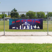 クリスチャンチャーチベビーイエズクリスマス出生 横断幕 (インサイチュ)