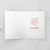 クリスチャンチューリップハッピーバースデーカード 案内状 (内部)