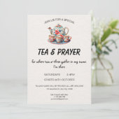 クリスチャンティー&祈りの言葉招待状 招待状 (スタンド正面)