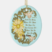 クリスチャンデイジー信仰 セラミックオーナメント (右)