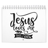 クリスチャンデザインイエスが私を愛して カレンダー (カバー)