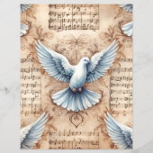 クリスチャンドヴヴィンテージスクラップブック紙 (裏面)