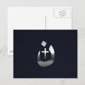 クリスチャンナザレスピリチュアルシンボル ポストカード (正面/裏面)