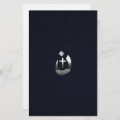 クリスチャンナザレスピリチュアルシンボル 便箋 (正面/裏面)