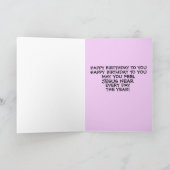 クリスチャンハッピーバースデーカード カード (内部)