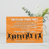 クリスチャンハロウィーンの賛美パーティの招待状 招待状 (スタンド正面)