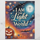 クリスチャンハロウィーン聖なる書物、 経典スクラップブック紙 (正面)