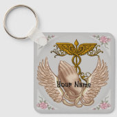 クリスチャンハンドナースキーチェーン キーホルダー (正面)