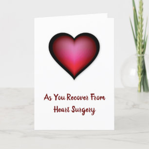 クリスチャンハート手術Get Well Card カード