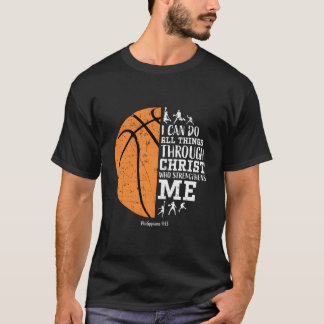 クリスチャンバスケットボール宗教 Tシャツ