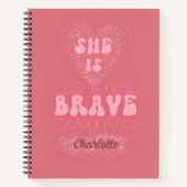 クリスチャンバラ金ゴールドスパークルジャーナル手帳 ノートブック (正面)