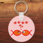 クリスチャンバレンタインオレンジv2 キーホルダー (正面)