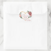 クリスチャンバレンタインハートシ絵を描ステックフローラ スクエアシール (バッグ)