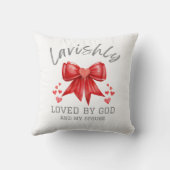 クリスチャンバレンタインラヴィシリー愛コケットボウ クッション (裏面)