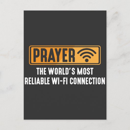 クリスチャンパスター祈りの言葉イエズス信仰つながり ポストカード (正面)