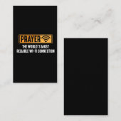 クリスチャンパストル祈りの言葉イエスファイトつながり 名刺 (正面/裏面)