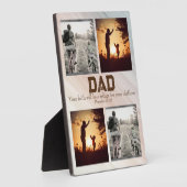 クリスチャンパパ個人ギフト フォトプラーク (側面)