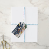 クリスチャンパーソナライズされたキッズクリスマスに名前を付ける ギフトタグ (より糸つき)