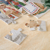 クリスチャンパーソナライズされたキッズクリスマスに名前を付ける ジグソーパズル (側面)