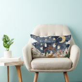 クリスチャンパーソナライズされたキッズクリスマスに名前を付ける ランバークッション (椅子)