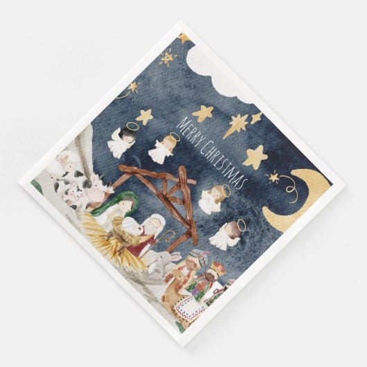 クリスチャンパーソナライズされたクリスマスキッズ出生 (コーナー)