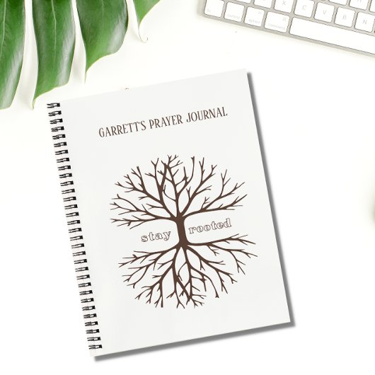 クリスチャンパーソナライズされたスを根付き感動的続ける ノートブック